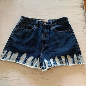 Gap super high rise jean shorts
